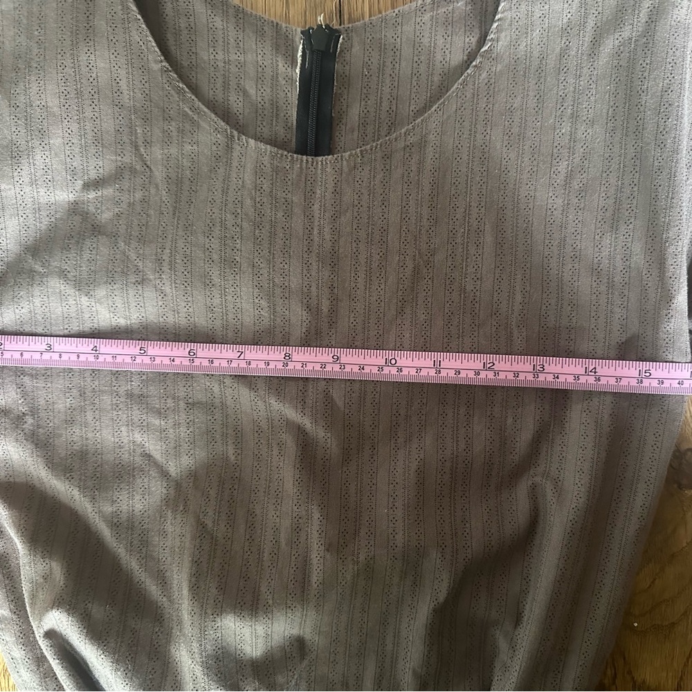 Let’s Backtrack Brown Striped Midi Dress - Picture 8 of 9